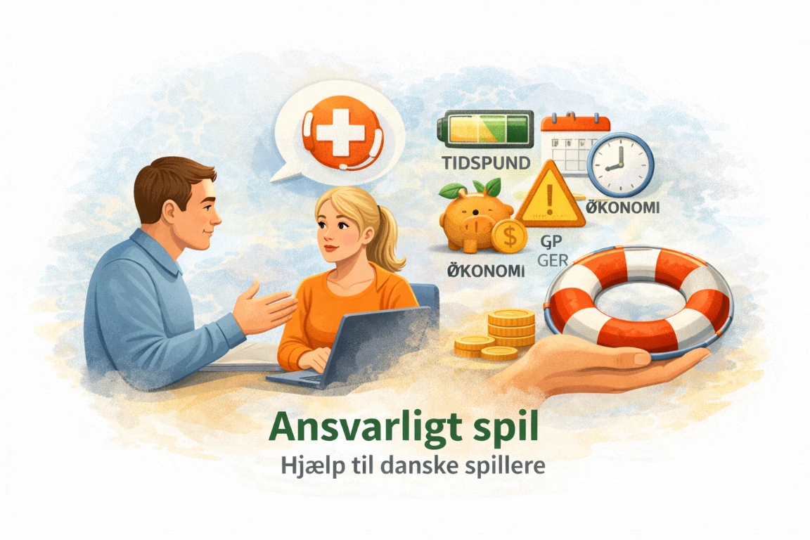 Ansvarligt spil og hjælp til danske spillere