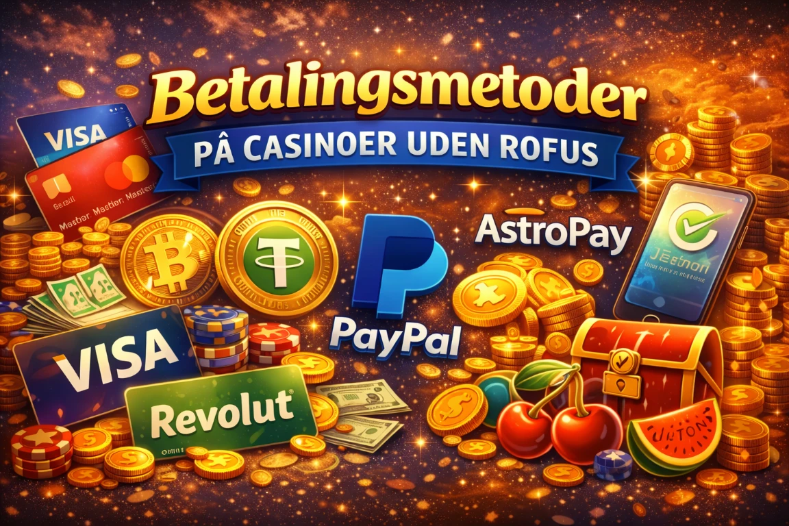 Betalingsmetoder Pa Casinoer Uden ROFUS