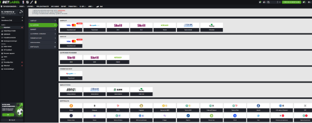 Betlabel Indbetaling - Trustly