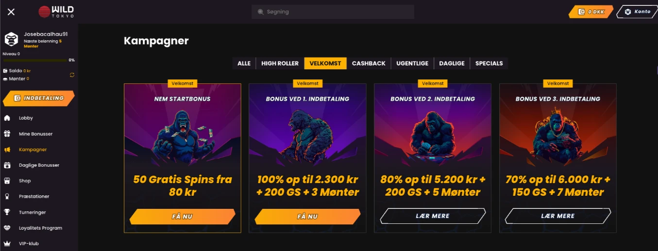 Oversigt-over-velkomstbonusser-hos-Wild-Tokyo