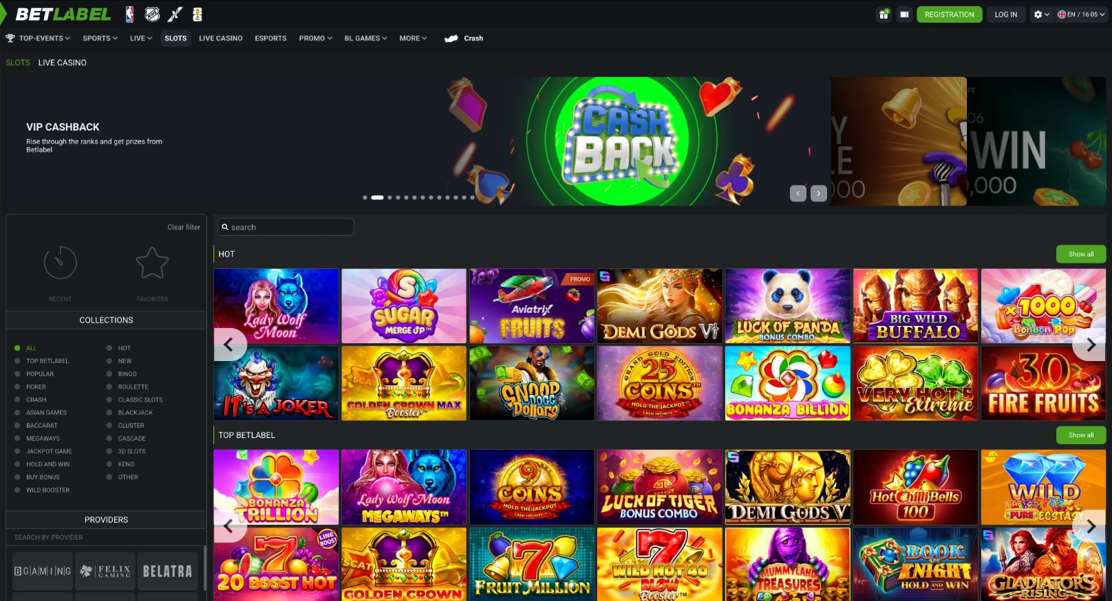 Betlabel casino uden ROFUS hjemmeside